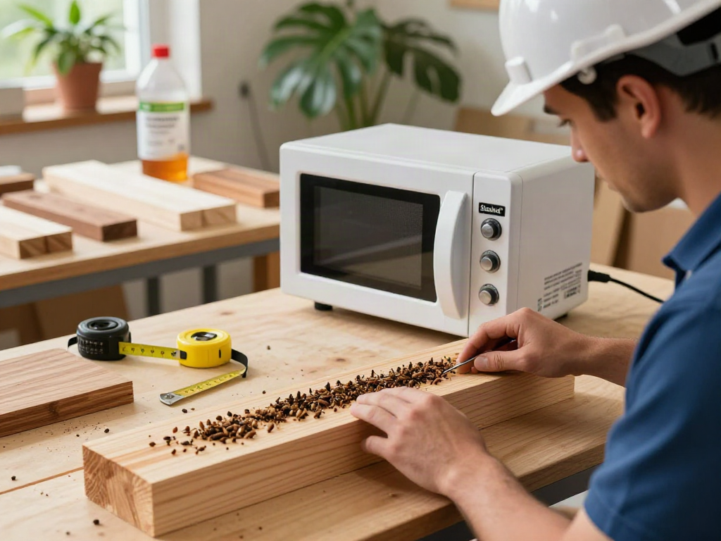 Traitement des insectes à bois avec le Shashel® dans un environnement chaleureux et lumineux